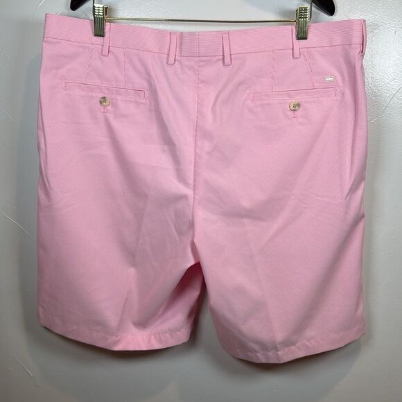 Peter Millar Crown Sport Shorts Pink White Stripe Size 40 Golf Outdoor Sports - Picture 6 of 11